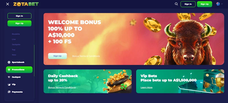 ZotaBet Casino No Deposit Bonus Offer